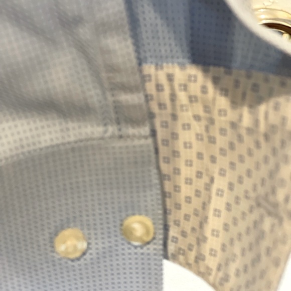 EUC, Ted Baker, Endurance, Beautiful blue and white, L/S button down, 17” 34/35 - Picture 8 of 10